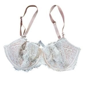 Victoria's Secret Pink Dream Angels Lace Push-up without Padding Bra Womens 34DD